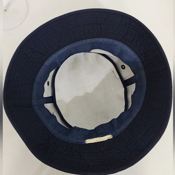 Dallas Cowboys Men's Vintage New Era Navy Blue Main Bucket Hat Front Logo Star - Picture 7 of 9